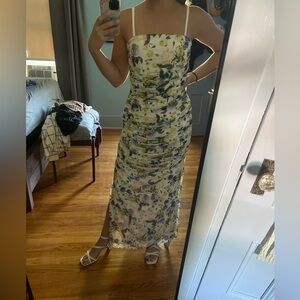 Floral Strapless Dress